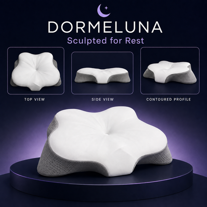 Dormeluna Ergonomic Butterfly Memory Foam Pillow